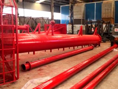 泰興新浦化學(xué)工廠碼頭消防炮塔安裝案例